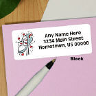 Heart Mailbox Address Labels